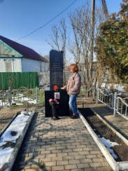 День освобождения Белореченского района от немецко-фашистских захватчиков «Памятник погибшим танкистам»